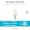Luxrite CA11 LED Light Bulbs 4W (40W Equivalent) 400LM 2700K Warm White Dimmable E12 Candelabra Base 6-Pack LR21573-6PK - alternate 3